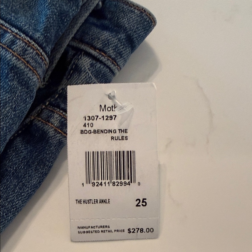 MOTHER Classic Denim Straight Leg Jeans - Picture 2 of 6
